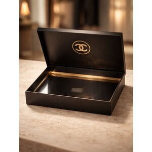 EUC Chanel Authentic Black Gift Box